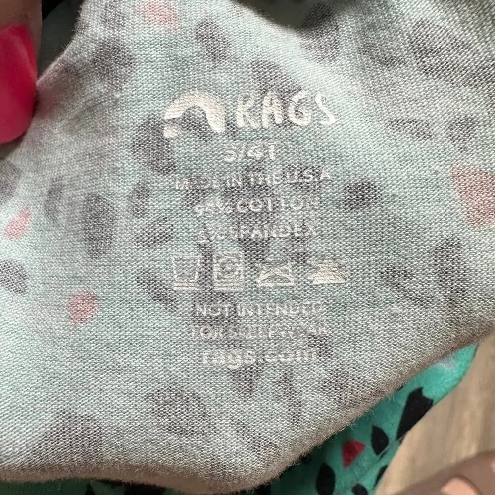 RAGS One-Piece Romper Teal 3/4T 